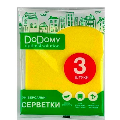 DoDomy Серветки універсальні 3шт